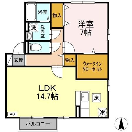 PYXIS Dの物件間取画像